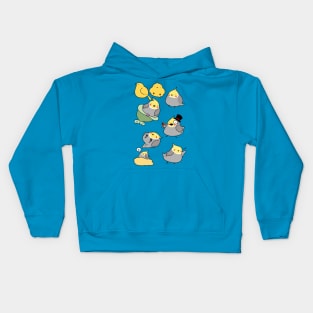 Cockatiel and Canaries Kids Hoodie